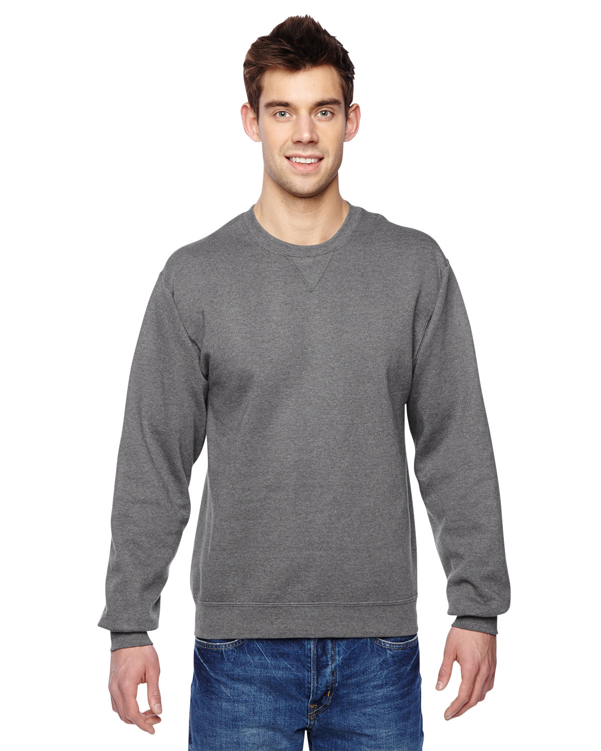 Men's Fleece Crew Sweatshirt - image 1 of 3