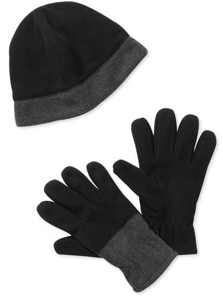 Men's Fleece Hat And Gloves Set - Walmart.com