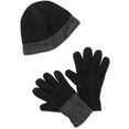 Men's Fleece Hat And Gloves Set