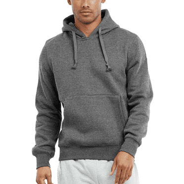 Men's Fleece Hoodie Cotton Heavyweight Pullover Sweatshirt S-3XL Tops Regular Big & Tall Long Sleeve Shirts Menswear Sweaters Casual Pocket Outdoor