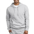 thumbnail image 1 of Men's Fleece Hoodie Cotton Lightweight Pullover Sweatshirt S-3XL Tops Regular Big & Tall Long Sleeve Shirts Menswear Sweaters Casual Pocket Outdoor, 1 of 3
