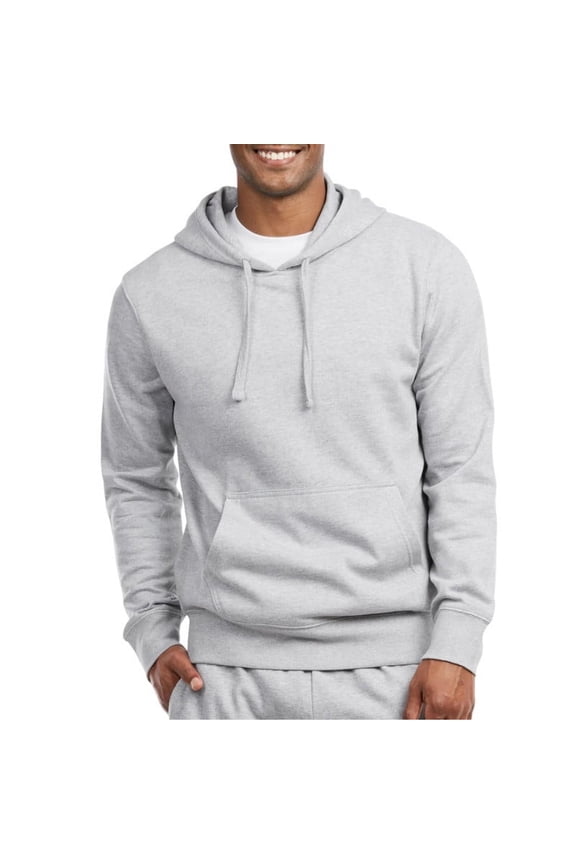 Men's Fleece Hoodie Cotton Lightweight Pullover Sweatshirt S-3XL Tops Regular Big & Tall Long Sleeve Shirts Menswear Sweaters Casual Pocket Outdoor