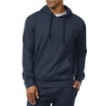 thumbnail image 1 of Men's Fleece Hoodie Cotton Lightweight Pullover Sweatshirt S-3XL Tops Regular Big & Tall Long Sleeve Shirts Menswear Sweaters Casual Pocket Outdoor, 1 of 3