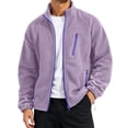thumbnail image 1 of Men's Fleece Jacket Winter Warm Work Coat for Men Winter Coat Work HikingZip Up Mens, 1 of 5