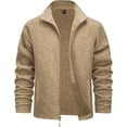 thumbnail image 1 of Men's Fleece Jackets Full Zip Lightweight Jacket Casual Soft Warm Coats with Pockets, 1 of 11