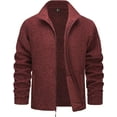 thumbnail image 1 of Men's Fleece Jackets Full Zip Lightweight Jacket Casual Soft Warm Coats with Pockets, 1 of 11
