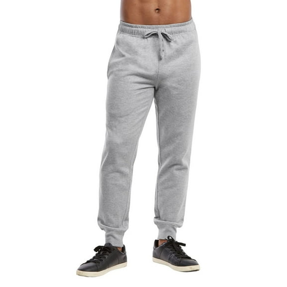 Men's Fleece Jogger Cotton Lightweight Sweatpants with Drawstring and Pockets Warming Thermal Lined Causal Athletic Jogging Trousers Menswear