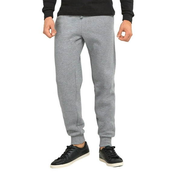 Men's Fleece Jogger Heavyweight Sweatpants Cotton Drawstring and Pockets S-3XL Regular Big & Tall Casual Elastic Waist Menswear Thermal Trouser