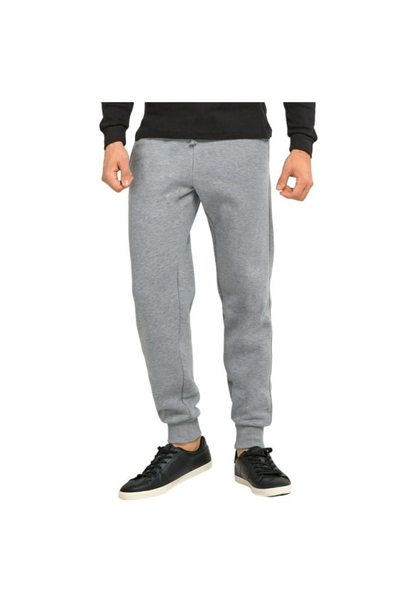Men's Fleece Jogger Heavyweight Sweatpants Cotton Drawstring and Pockets S-3XL Regular Big & Tall Casual Elastic Waist Menswear Thermal Trouser