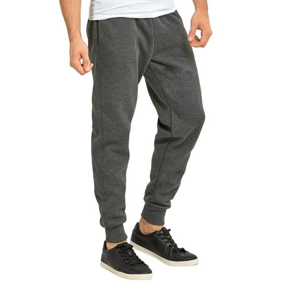Men's Fleece Jogger Heavyweight Sweatpants Cotton Drawstring and Pockets S-3XL Regular Big & Tall Casual Elastic Waist Menswear Thermal Trouser