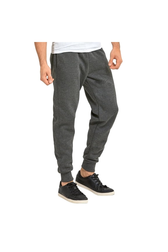 Men's Fleece Jogger Heavyweight Sweatpants Cotton Drawstring and Pockets S-3XL Regular Big & Tall Casual Elastic Waist Menswear Thermal Trouser