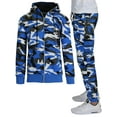 thumbnail image 1 of Men’s Fleece-Lined Camo Hoodie & Jogger 2-Piece Top & Bottom Set, 1 of 4