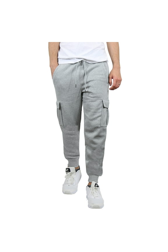 Men's Fleece Lined Cargo Jogger Sweatpants (Sizes, S-2XL)