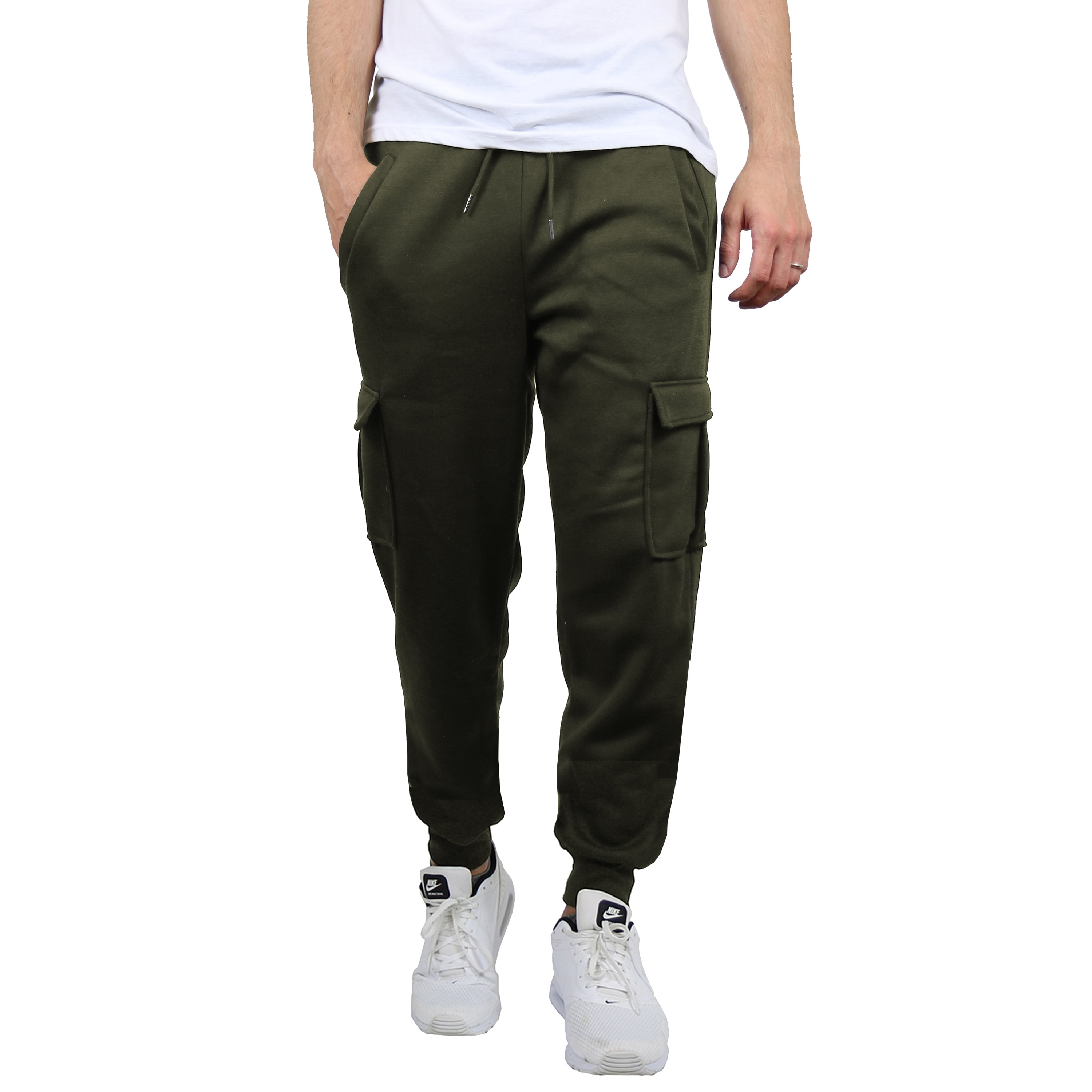 Men's Fleece Lined Cargo Jogger Sweatpants (Sizes, S-2XL) - Walmart.com
