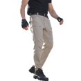 thumbnail image 1 of Men's Fleece-Lined Elastic Waist Quick-Dry Cargo Pants with Multiple Pockets, Outdoor Training Trousers for Hiking, Sports, and Cold Weather, Limited Time Offer, 1 of 4