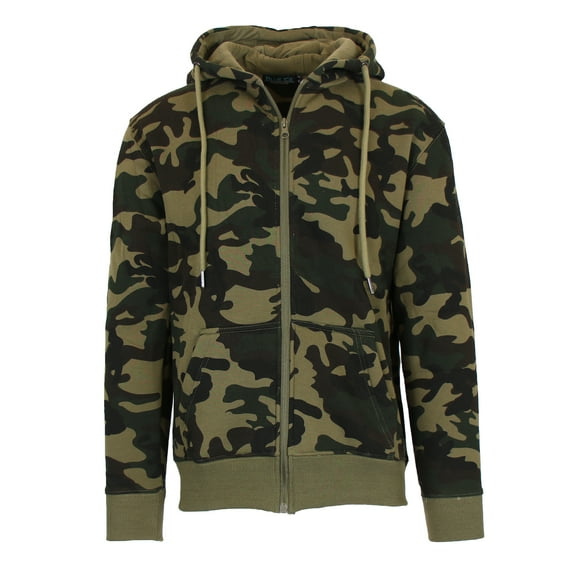 Men’s Fleece-Lined Full-Zip Hoodie (S-2XL)