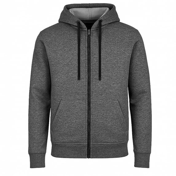 Men’s Fleece-Lined Full-Zip Hoodie (S-3XL)