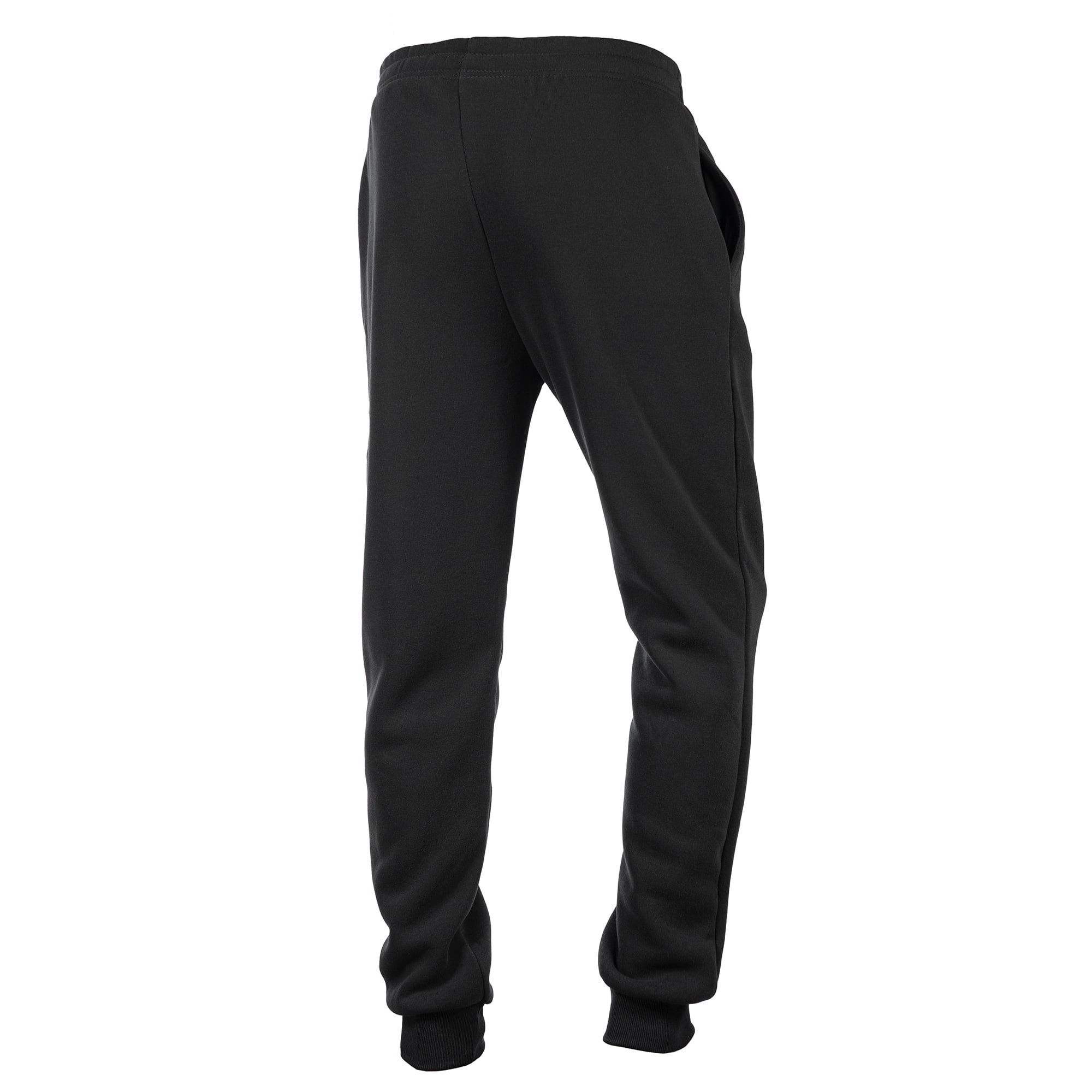 Men's Fleece Lined Jogger Draw String Sweat Pants Running Active Sports ...