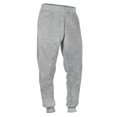 thumbnail image 1 of Men's Fleece Lined Jogger Draw String Sweat Pants Running Active Sports 2 Side Pockets (XL, Gray), 1 of 2