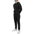 thumbnail image 1 of Men's Fleece-Lined Moto Hoodie & Jogger 2-Piece Set (Sizes, S-3XL), 1 of 5