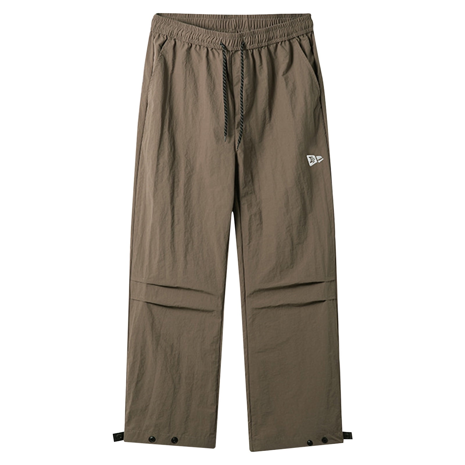 Men's Fleece Lined Parachute Hiking Pants Outdoor Windproof Waterproof ...