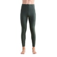 thumbnail image 1 of Men's Fleece Lined Thermal Leggings Soft Brushed Solid Base Layer Pants for Cold Dark Gray L, 1 of 4
