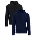 thumbnail image 1 of GBH Men's Fleece-Lined Zip Sweater Hoodie (2-Pack), 1 of 2