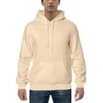 thumbnail image 1 of Men's Fleece Poly/Cotton Hoodie Birthday Gift Midweight Hooded Pullover Sweatshirt for Men, Medium, Cream, 1 of 5