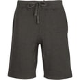 thumbnail image 1 of Men's Fleece Sweat Shorts Two Side Pockets Drawstring Solid Shorts Charcoal 3XL, 1 of 1