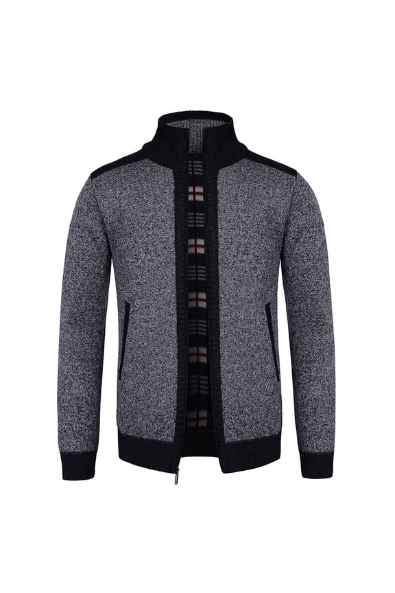 Men's Fleece Sweater Knitwear Zip up Hoodies Fall Winter Thicken Warmth Casual Lightweight Combat Jacket Hooded Sweatshirt Gym Training Tops