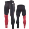 thumbnail image 1 of Men's Fleece Thermal Cycling Pants Padded Bike Bicycle Outdoor Sports Tights, 1 of 3