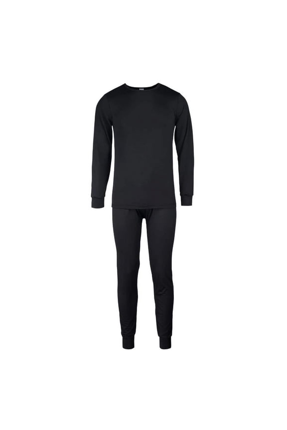Men's Fleece Thermal Underwear 2 Piece Set S-3XL Top & Bottom Combo Shirts and Pants Warm Lined Underwear Basic Layer Fall Winter Cold Weather