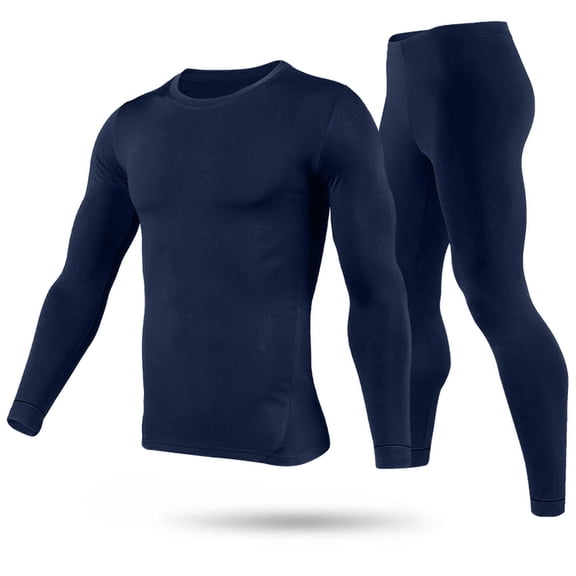 Men's Fleece Thermal Underwear Set,  Fleece Long Johns Sleepwear, 3 Colors, Size m-2xl