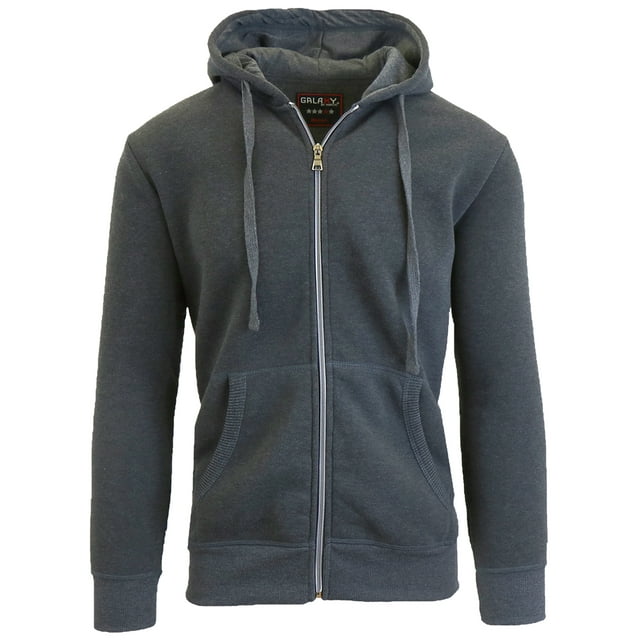 Men's Fleece Zip-Up Hoodie - Walmart.com