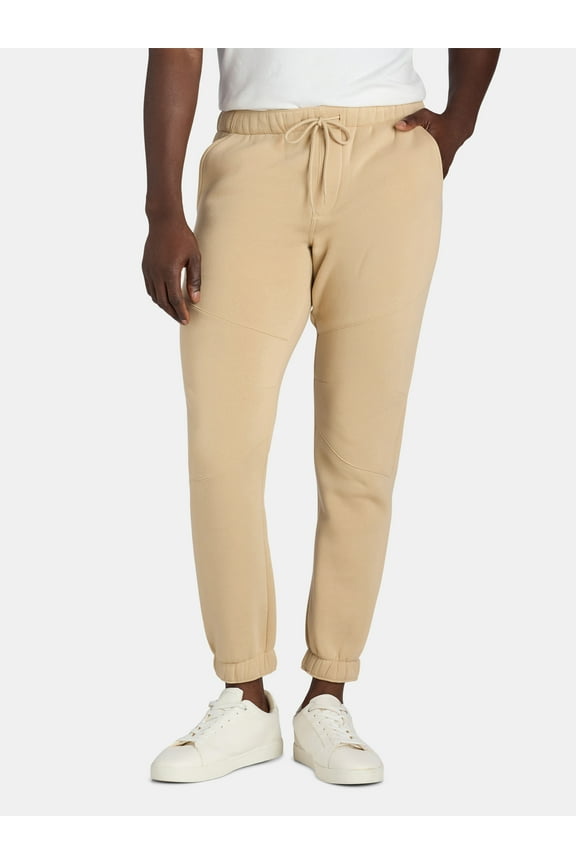 Men's Fleece Moto Sweatpants, Sizes XS-3XL