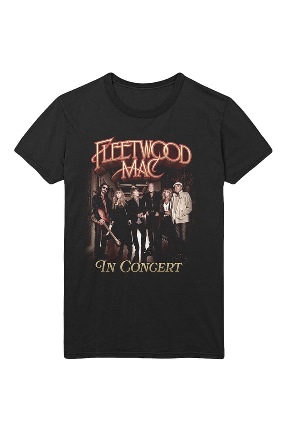 Men's Fleetwood Mac In Concert T-shirt XX-Large Black