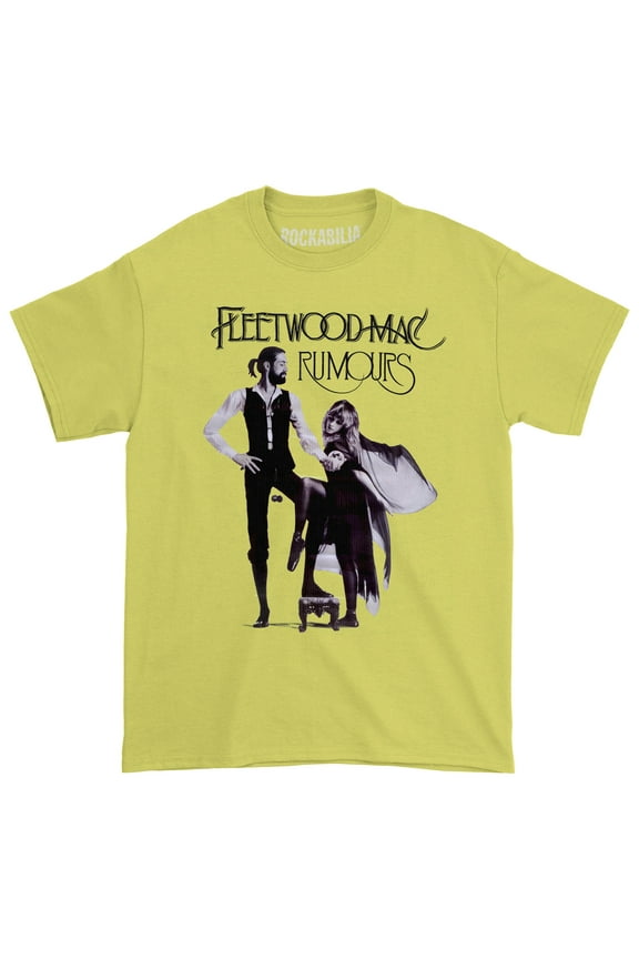 Men's Fleetwood Mac Rumours T-shirt Large Yellow