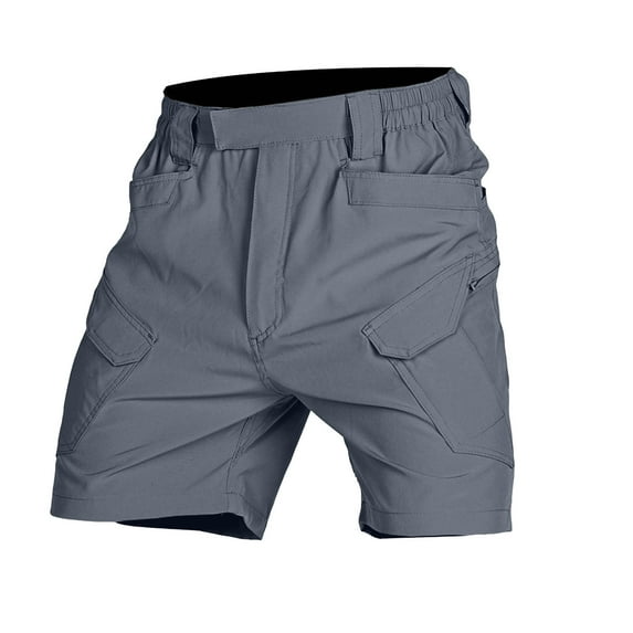 Men's Flex Casual Cargo Shorts, Lightweight Water Golf Shorts, Stretch Work Shorts with Multi-Pocket