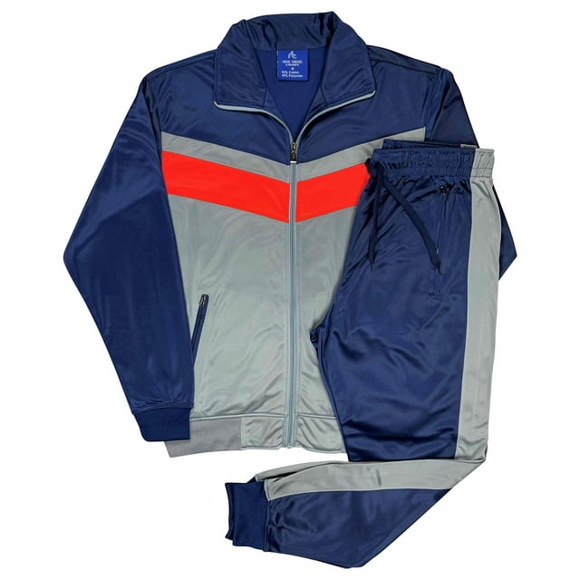 Men's FlexIt Activewear Jogger Track Jacket & Track Pants Jogging Suit