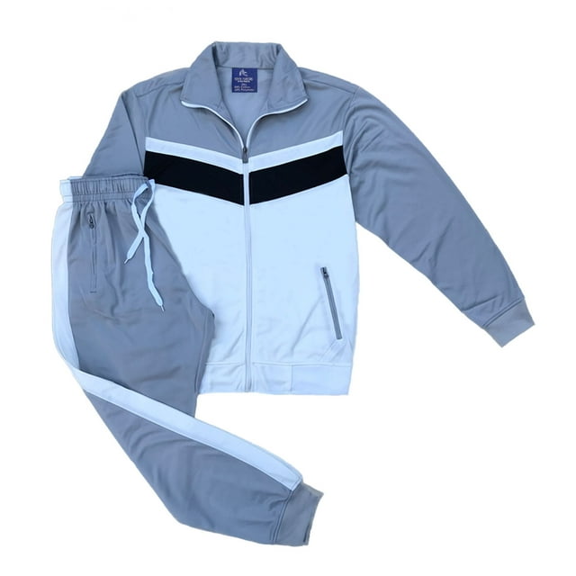 Men's FlexIt Activewear Jogger Track Jacket & Track Pants Jogging Suit