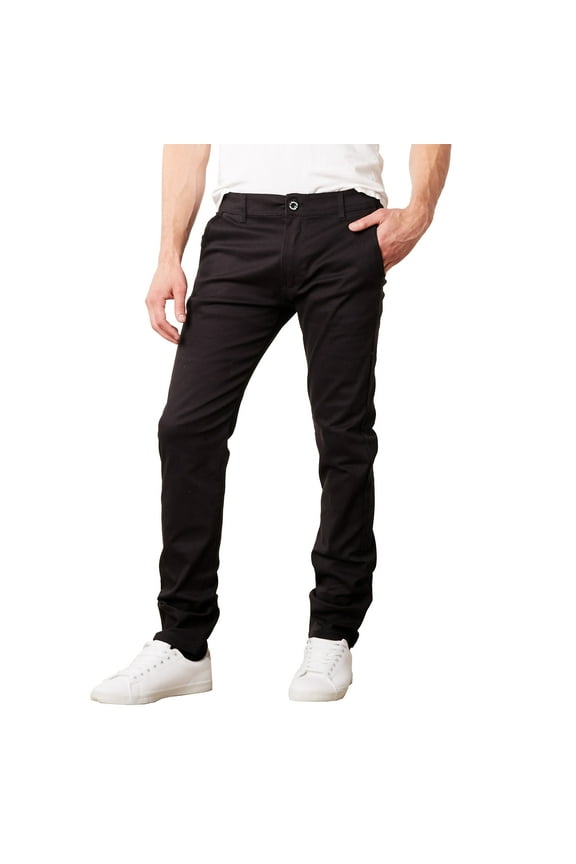 Men's Flex Stretch Slim Fit Cotton Everyday Chino Pants (31" Inseam)