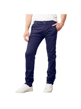 Galaxy By Harvic 5-Pocket Ultra-Stretch Skinny Fit Chino Pants