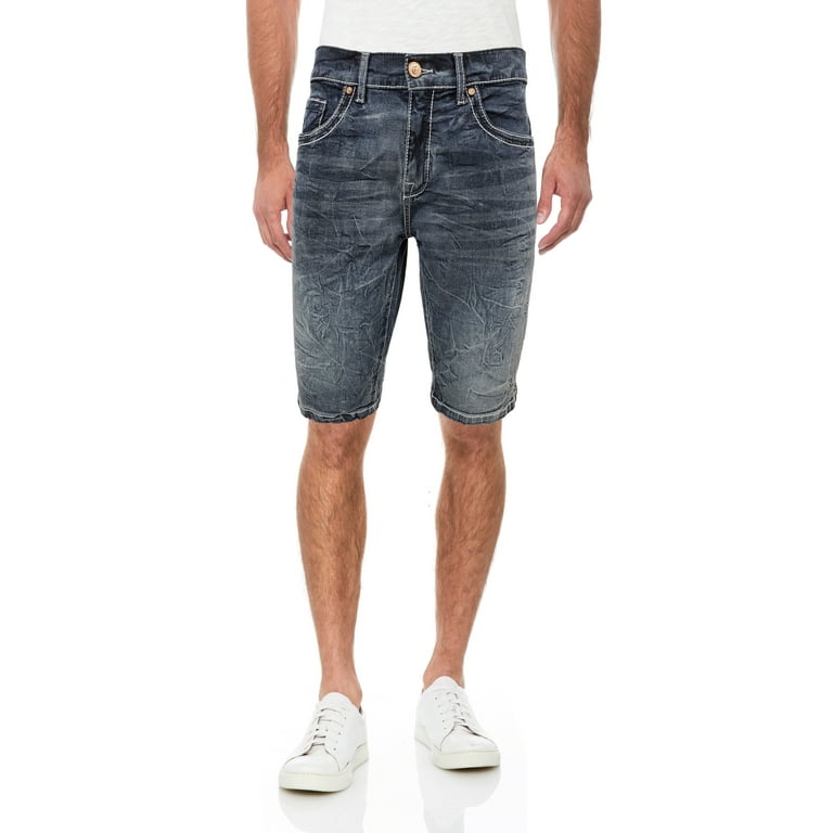 Walmart mens best sale blue jean shorts