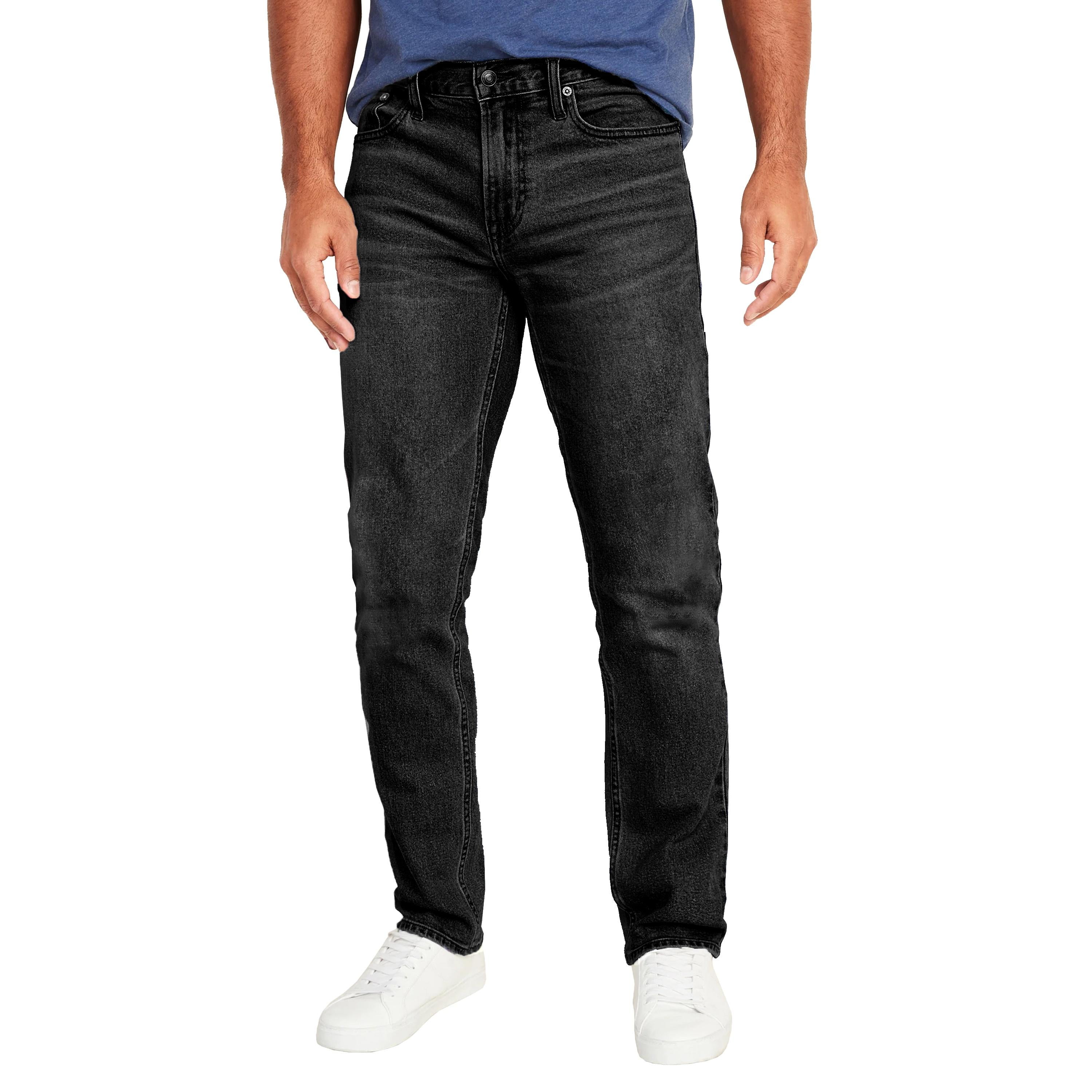 Men's Flex Stretch Slim Straight Jeans with 5 Pocket (Sizes Men's Flex Stretch Slim Straight Jeans with 5 Pocket (Sizes