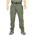 thumbnail image 1 of Men's Flex Stretch Tactical Pants, Water Resistant Ripstop Cargo Pant, Lightweight EDC Outdoor Work Hiking Pants Green M, 1 of 9