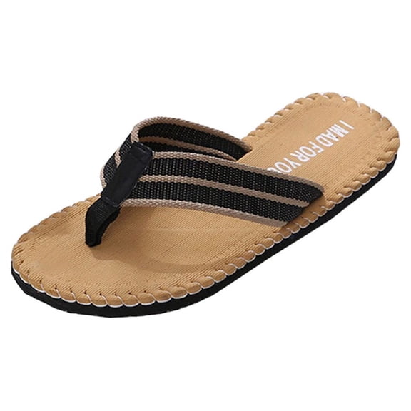 Men's Flip Flops Summer Thongs Sandals Comfort Slippers Slip on Slides Vacation Beach Flats Sandal