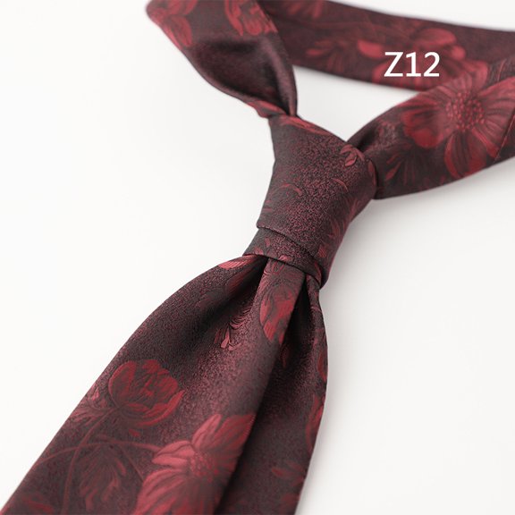 Men's Floral Neck Tie Printed Skinny Tie