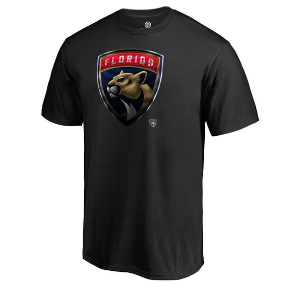 Men's Florida Panthers Black Midnight Mascot T-Shirt