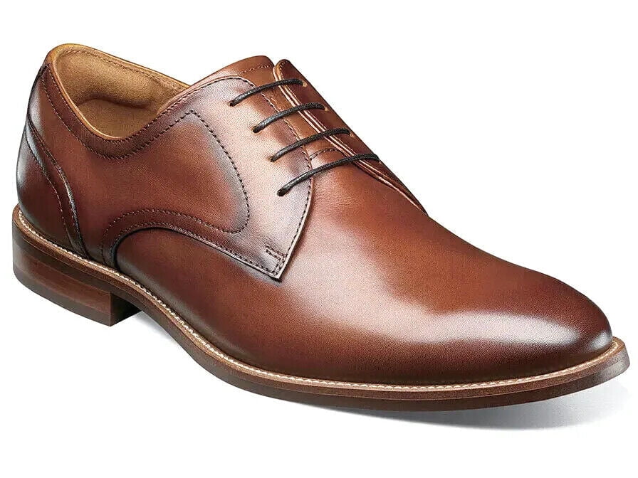 Men's Florsheim Rucci Plain Toe Oxford Dress Shoes Cognac 13385-221 -  Walmart.com