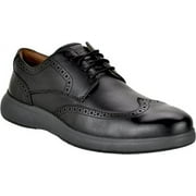 Mens Florsheim Steel Toe Wingtip Work Shoe FS2624, Black
